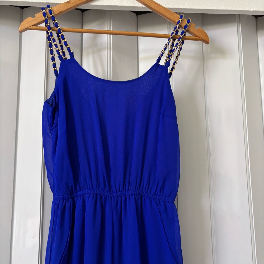 Charlotte Russe Royal Blue Jumpsuit